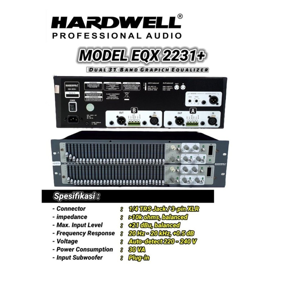 Equalizer HARDWELL EQX2231 / EQX 2231 / EQX-2231 ORIGINAL High Quality