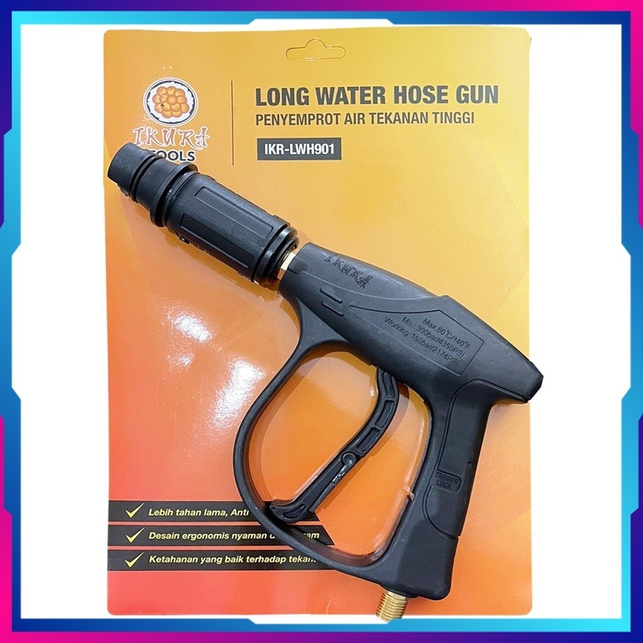 Gun Jet Cleaner Long Water Hose Gun Pressure Kepala Semprotan