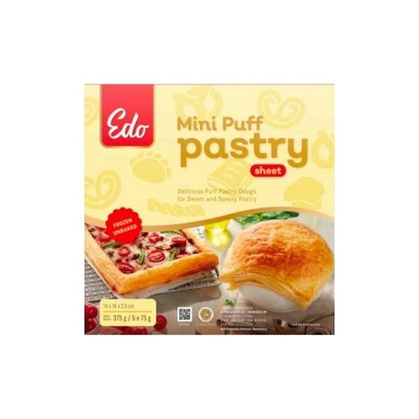 

EDO MINI PUFF PASTRY SHEET 375 GR