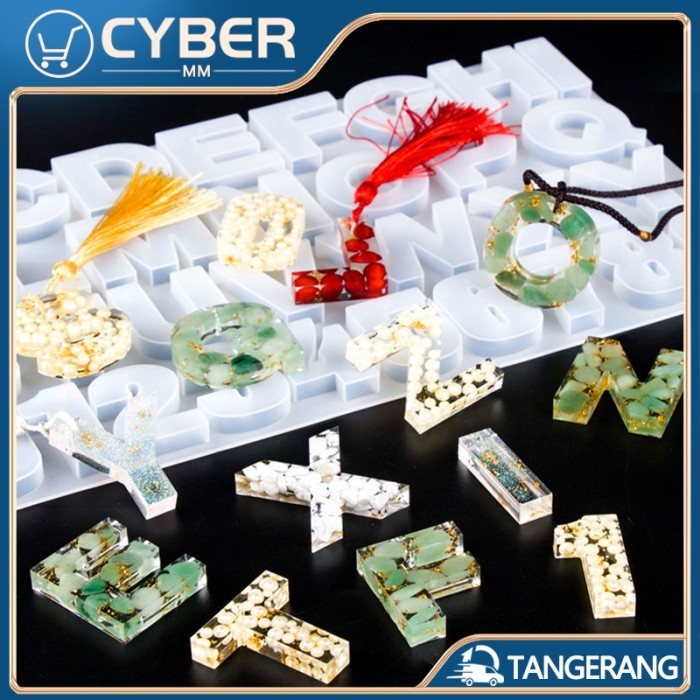Cetakan Resin Silikon Cetakan Resin Epoxy Alfabet Bahasa Inggris - 3820CM
