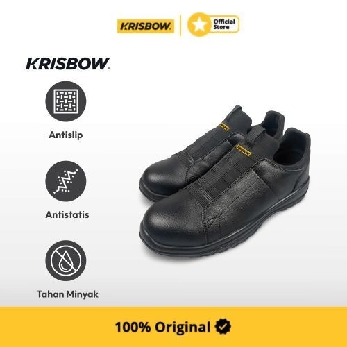 Krisbow Safety Shoes Sepatu Pengaman Nyx Ukuran 42 - Hitam
