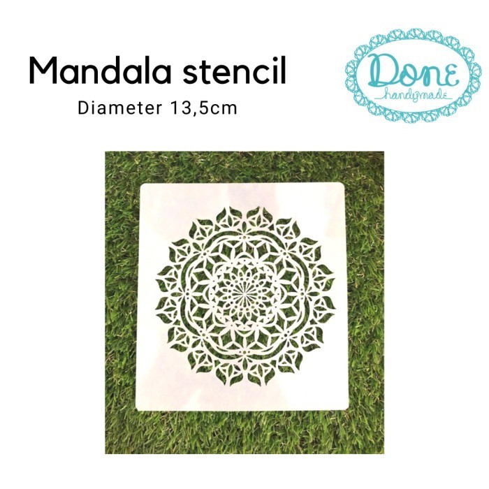 

Stencil pattern stencils mandala pola ukir decoupage scrapbook - + lubang binder
