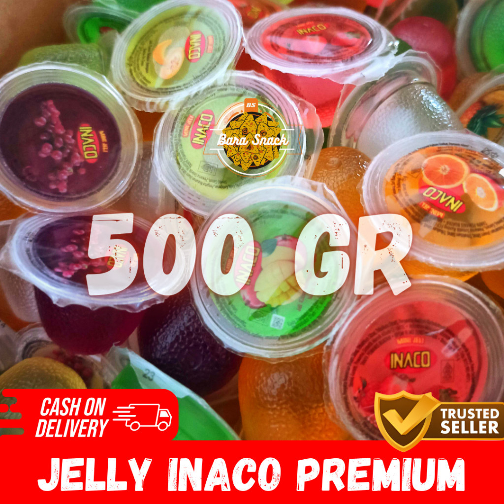 

[ 500gr ] Jelly Inaco Awuran Aneka Rasa Premium / Camilan Snack Kiloan Murah -B