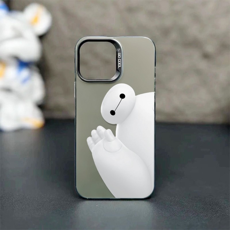 Casing Baymax Big Hero 6 Case iPhone 16 13 12 11 PRO MAX 14 15 PLUS XS XR 6+ 7+ 8 PLUS IMD Matte Cas
