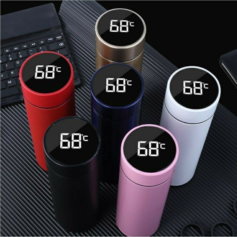 grosir Botol Termos Suhu 500ml Termos led display temperatur tumbler led kabirziddan