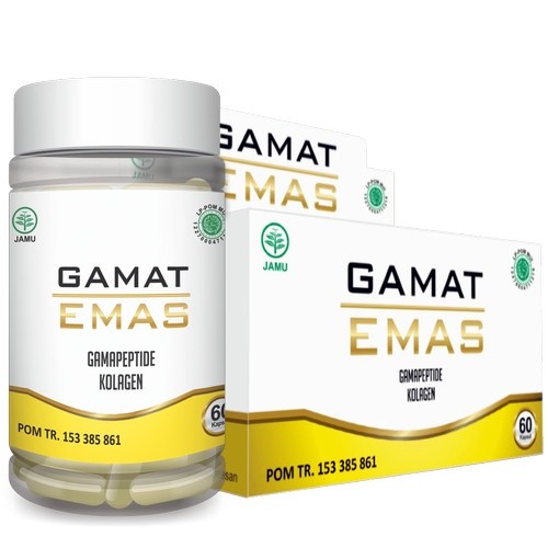 Kapsul Gamat Emas Gamapeptide Kolagen Teripang untuk Regenerasi Sel Kulit