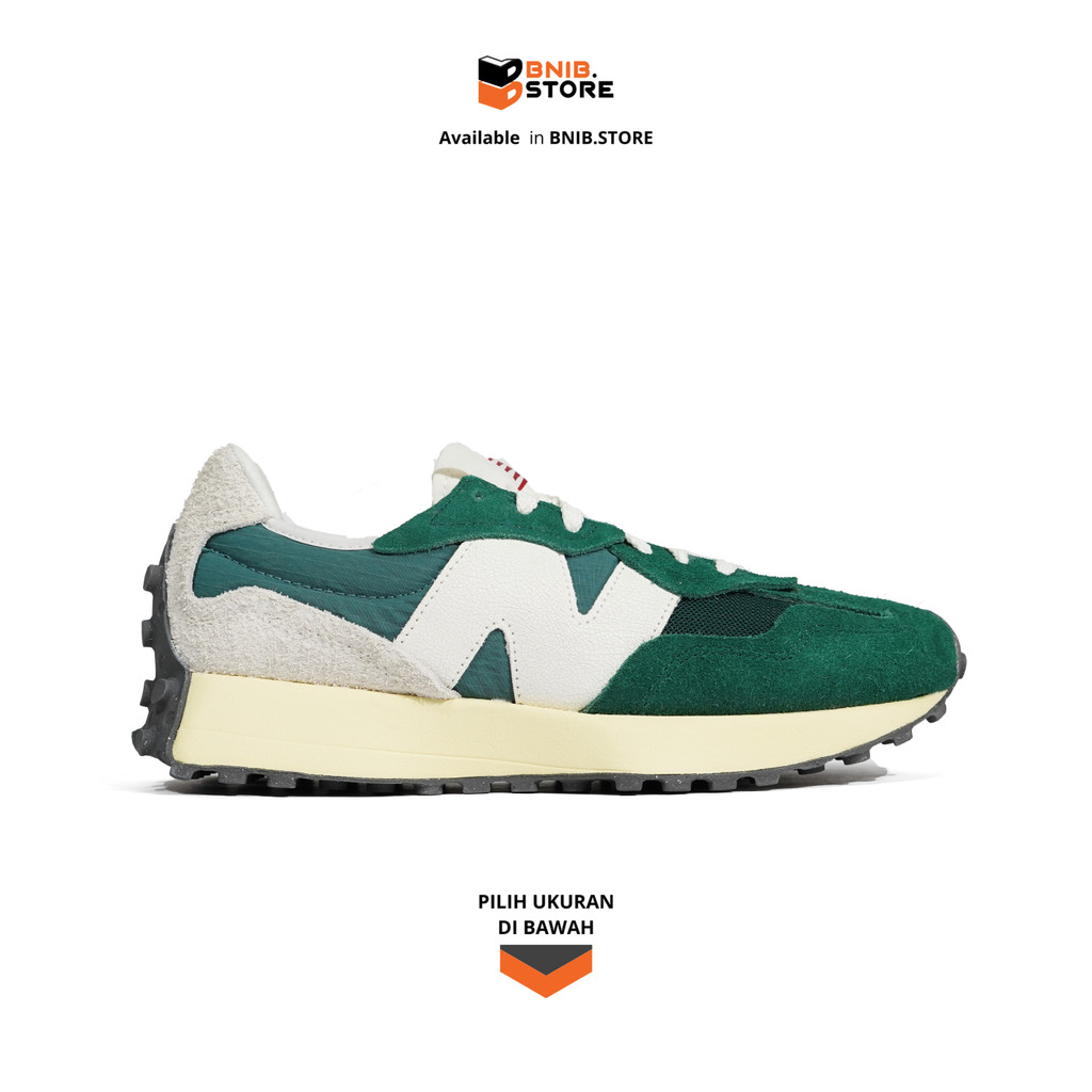 NB 327 Sneakers Pria Marsh Green Original