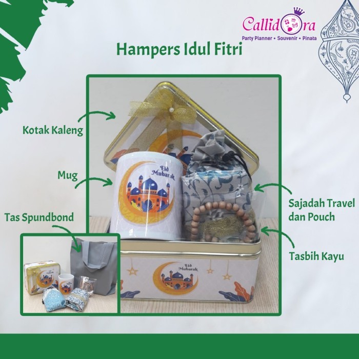 

[New]Promo Hampers lebaran mug n sajadah. tasbih. kotak kaleng