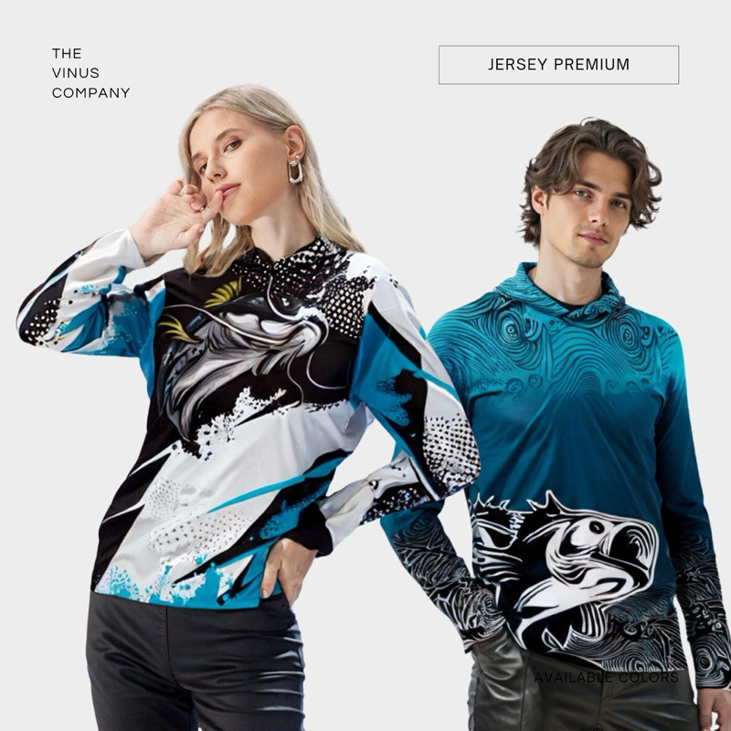 Jersey Baju Mancing Premium Ikan Lele Custome Nama / Number Dri Fit Milano Full Printing Vinus