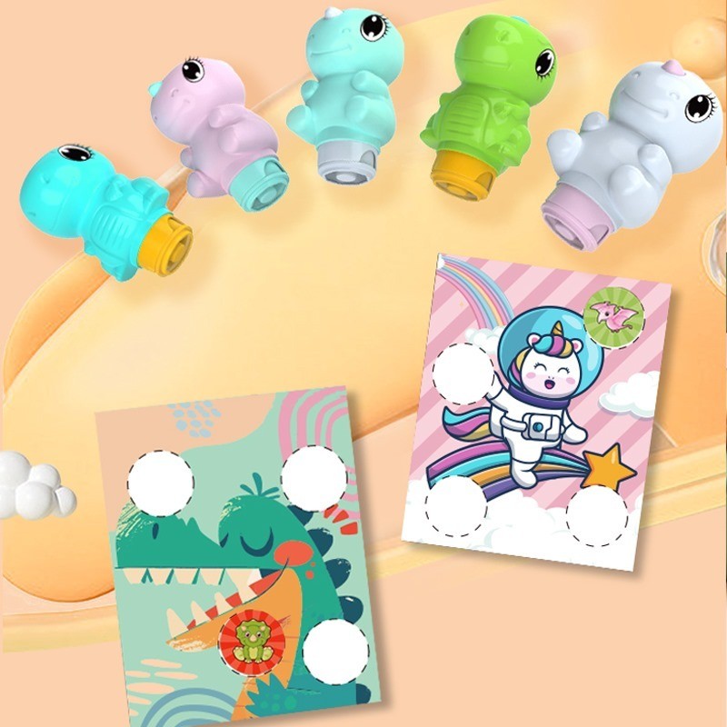 

Stempel Stiker Magic Seal Mainan Anak Unicorn Dinosaurus