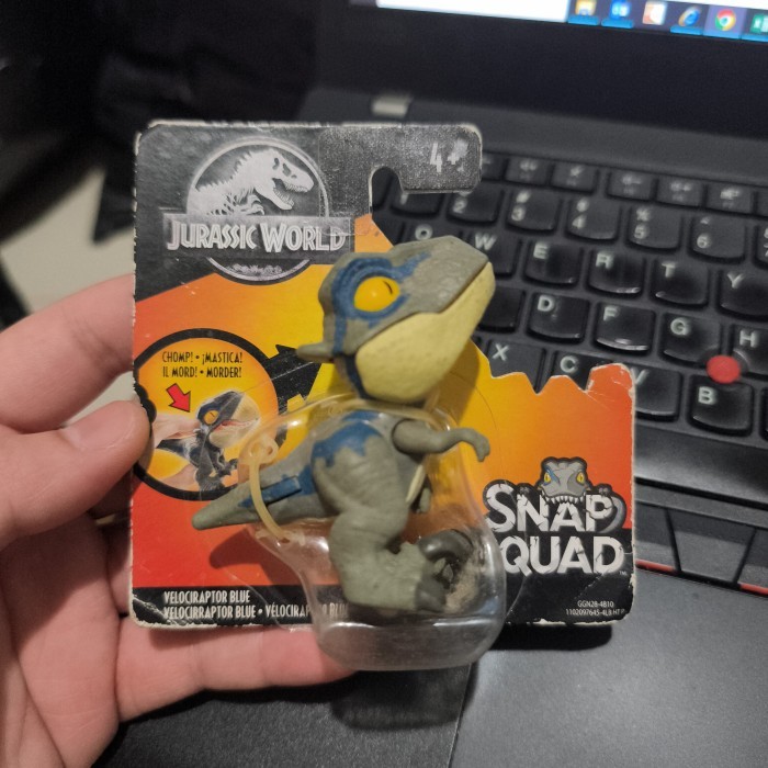 Snap Squad Velociraptor Blue Wave 1