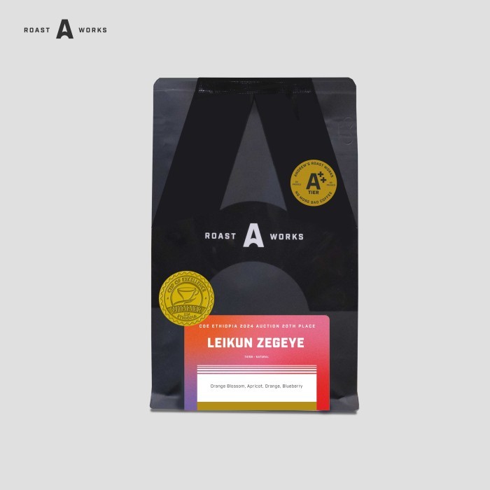 

COE Ethiopia 2024 Auction 20th Place Leikun Zegeye 74158 Natural (Filter) - Exotics Coffee - A Roastworks - Biji Kopi