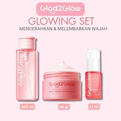 BUNDLE 3 IN  1 G2G-Paket Lengkap Cherry Blossom Micellar Water+Brightening Moist+Brightening Serum