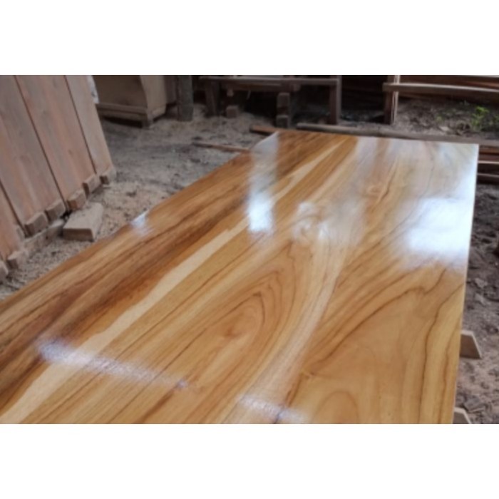 

GFJ daun meja kayu jati top table 62x209