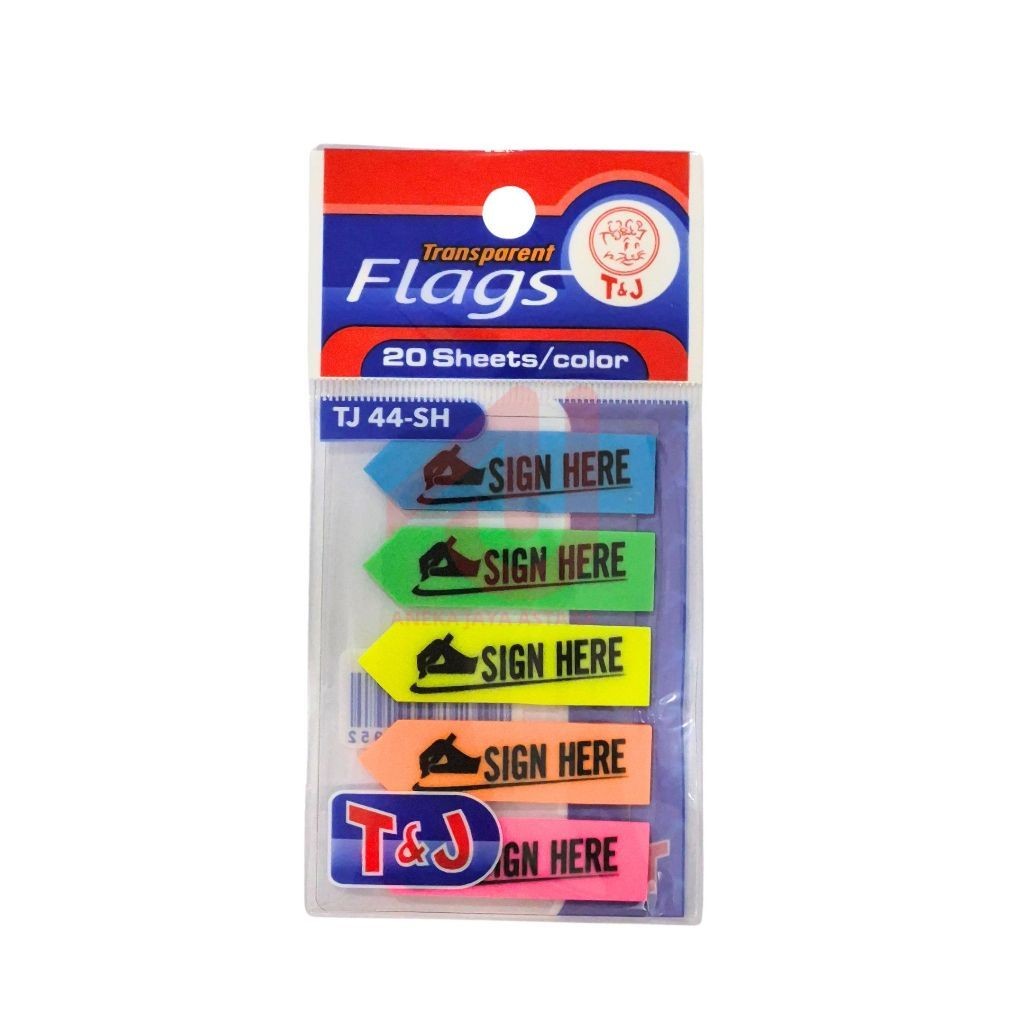 

Transparent Flag T&J TJ 44-SH Sign Here