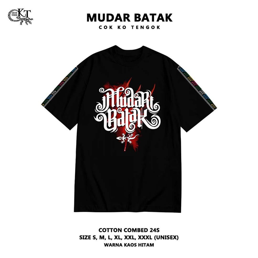 CKT Kaos Mudar Batak Katun Combed 24s Premium Distro Cok Ko Tengok