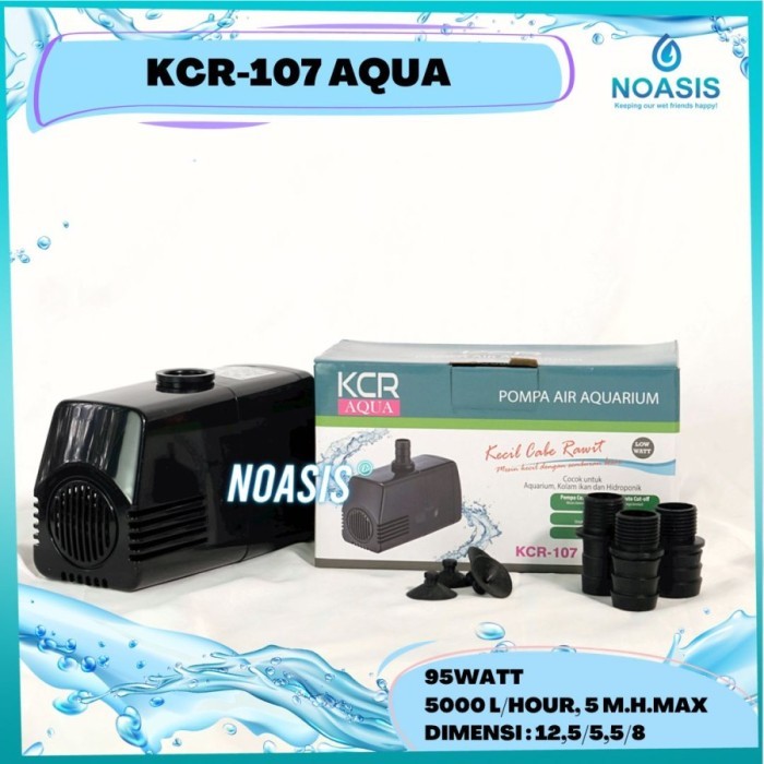 POMPA AQUARIUM CELUP WATER PUMP KANDILA KCR 107 KCR-107 KOLAM IKAN KOI KANDILA