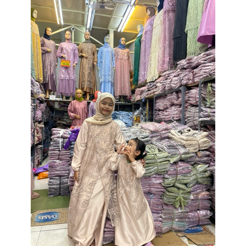 COD - Dress ANAK / GAMIS BRUKAT ANAK / Gamis anak model slempang/ GAMIS ANAK READY STOK / Gamis Anak