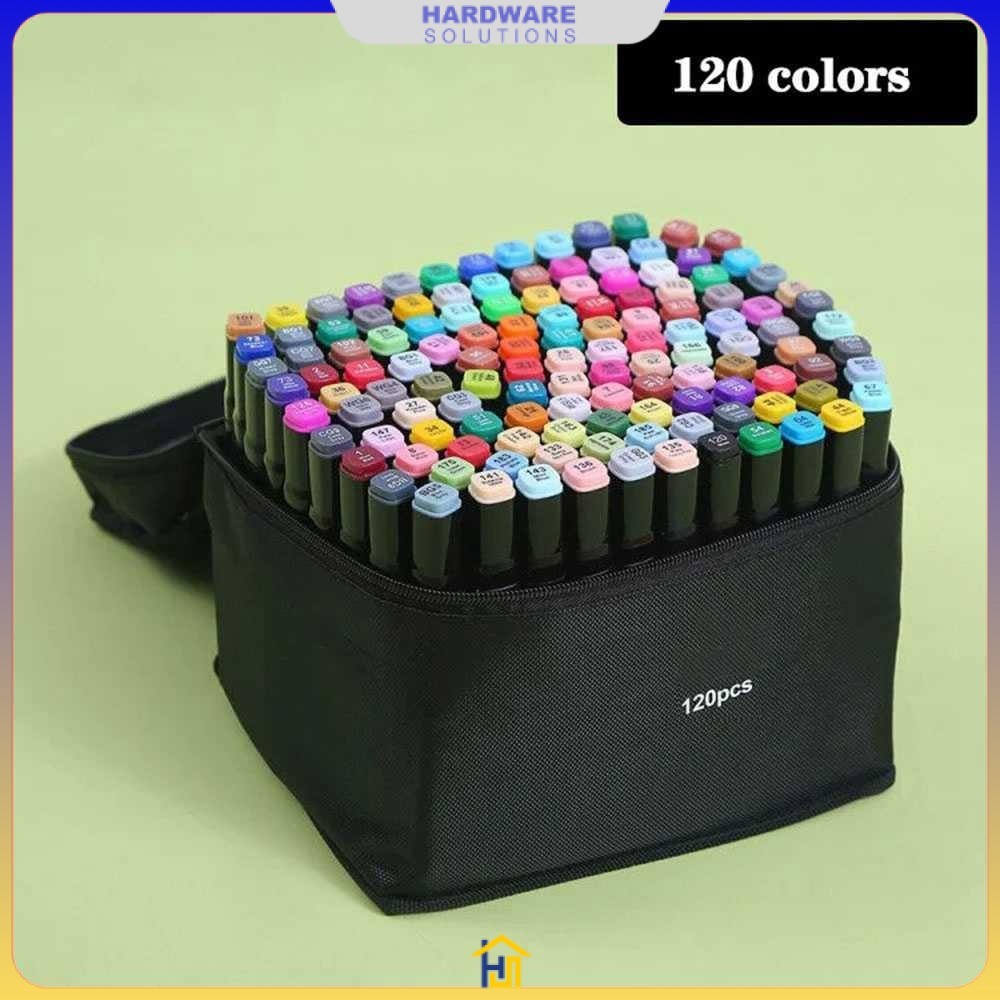 

Toddi Spidol Dual Side Fine Art Brush Art Marker Set 120 Warna - CY-006