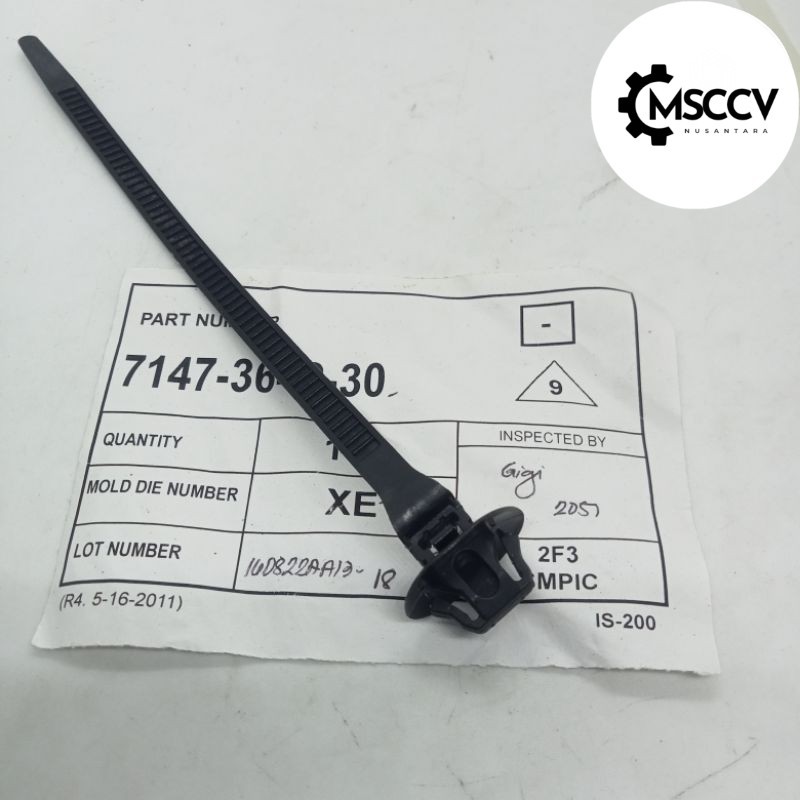 kleman tali ripet kabel body motor klip tali tis original TEBAL ORIGINAL