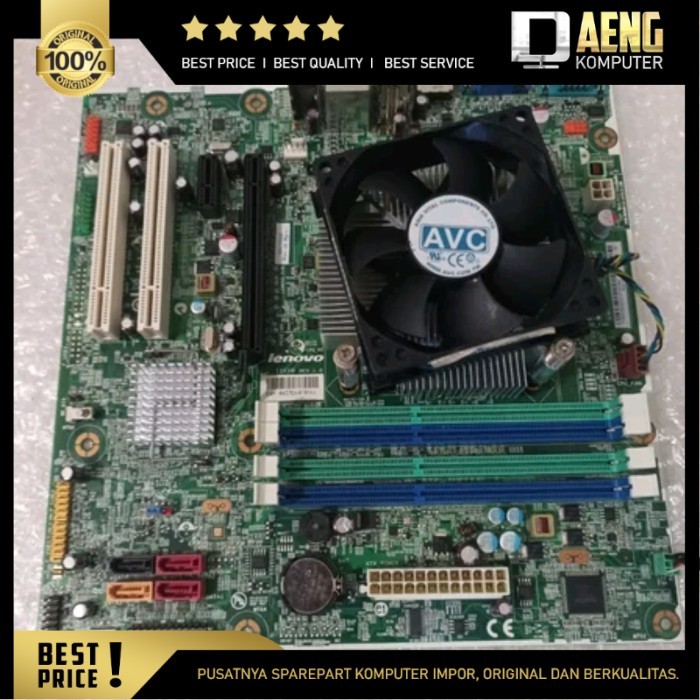 Paket hemat Motherboard Lenovo 1155 paket prosesor intel core i5 2400