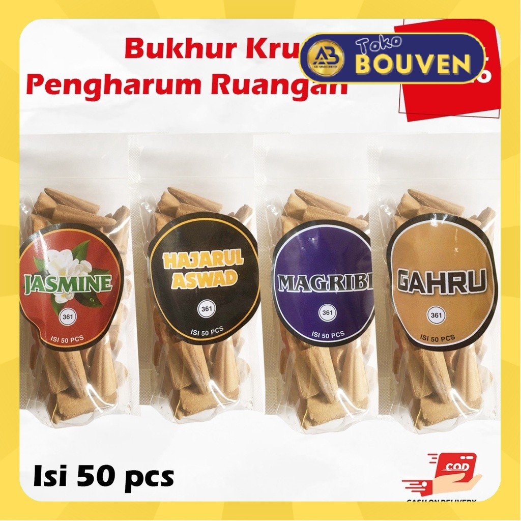 buhur kerucut /dupa kerucut gahru isi 50 pcs (asap atas bawah) | Bukhur Kerucut asap bawah/bukhur te