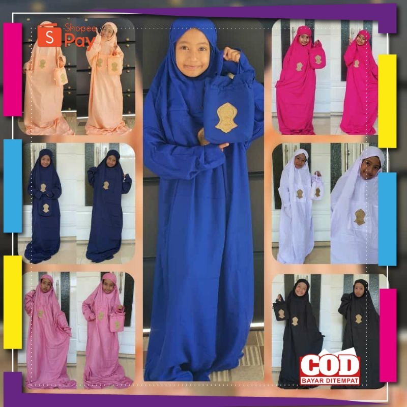 RAMADHAN SALE // GALLERY MUKENA HADRAMAUT ANAK MOTIF TEROMPAH