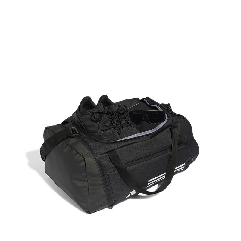 adidas Essentials 3-Stripes Unisex Duffel Bag - Black