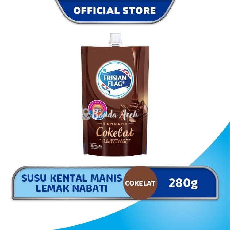 

(Aceh) Frisian Flag Bendera Kental Manis Cokelat Pouch 280g