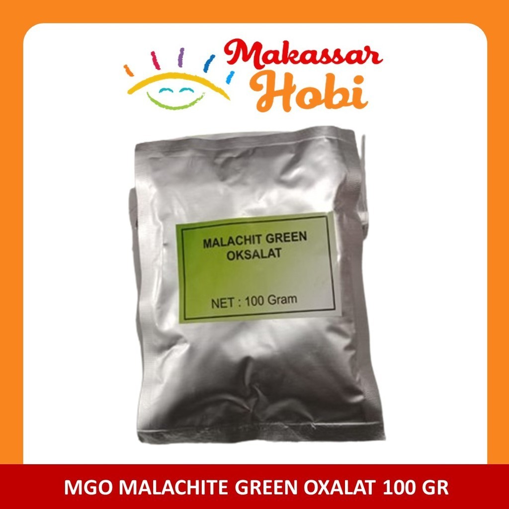 MGO Malachite Green Oxalate 100 gram Obat Hijau Desinfektan Telur Ikan