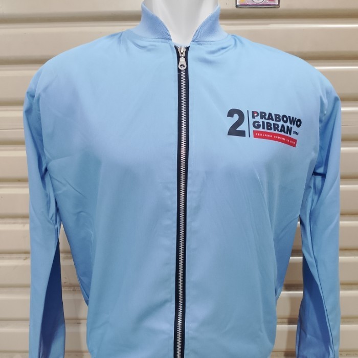 Jaket Prabowo Gibran Biru Muda - Biru Muda, M