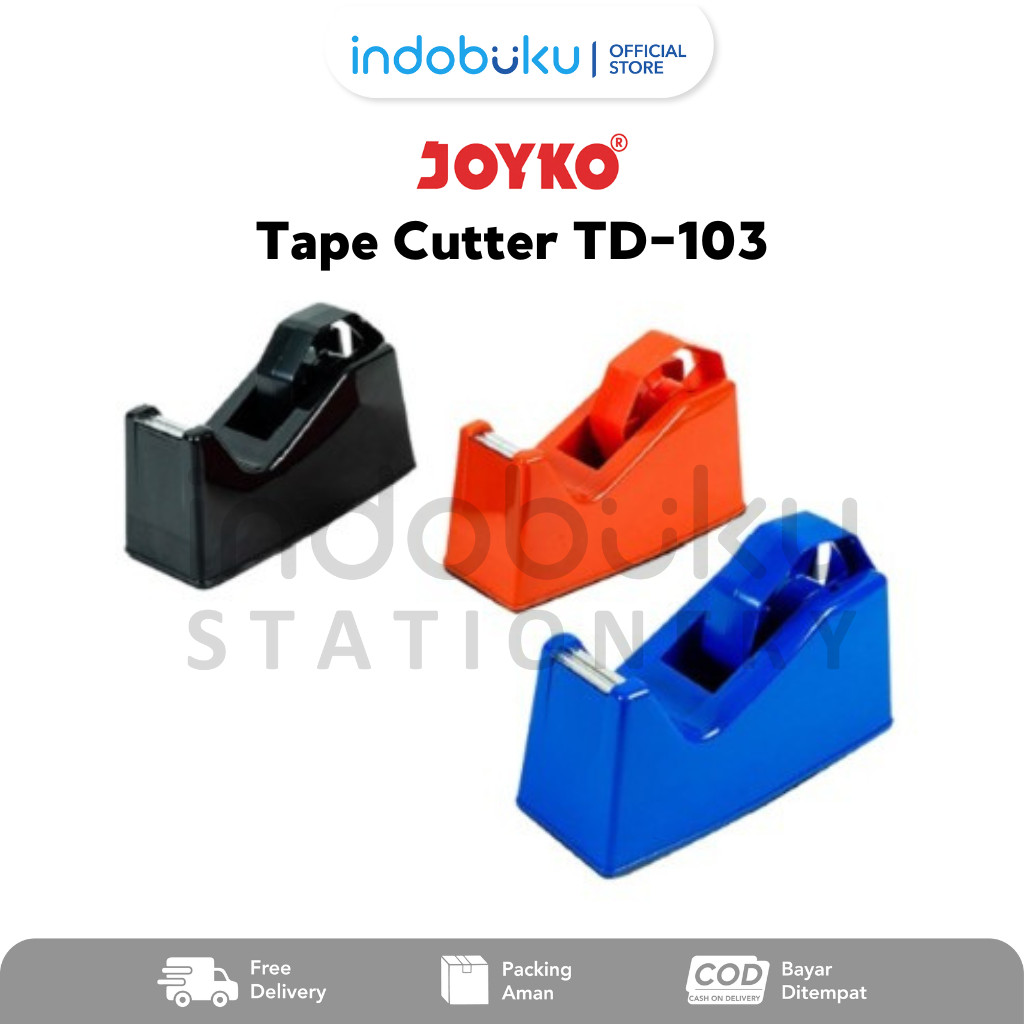 

Tape Cutter Joyko Pemotong Pita Perekat (Dual Core)Joyko TD-103