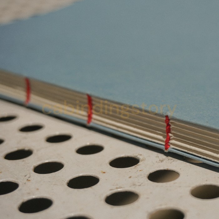 

Notebook Coptic Stitch - Acqua - Blank Pages - cabindingstory - Blank Pages