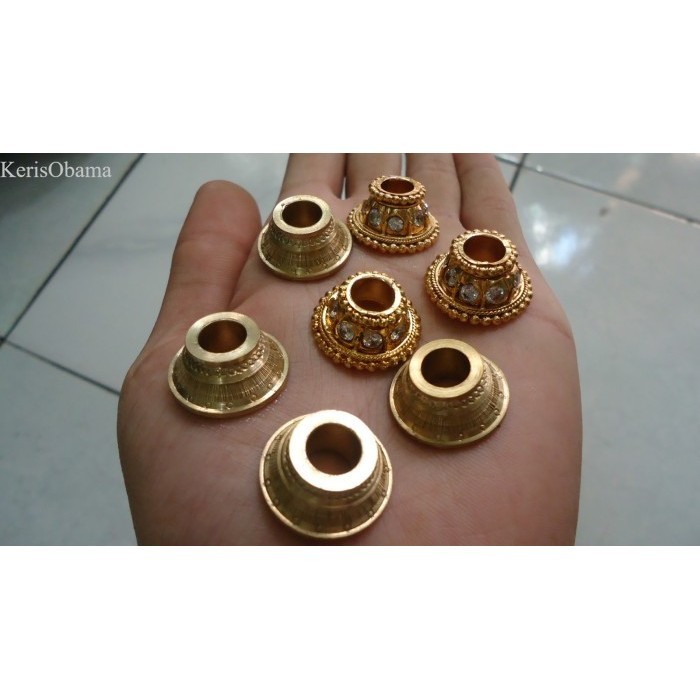 

Mendak keris bahan kuningan mhr 80rb untuk aksesoris keris murah