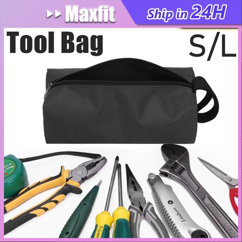 Tas Tools Bag Toolbag Kecil Tahan Air Serbaguna Tas Alat Perkakas Obeng Tang Kunci Pas Bag