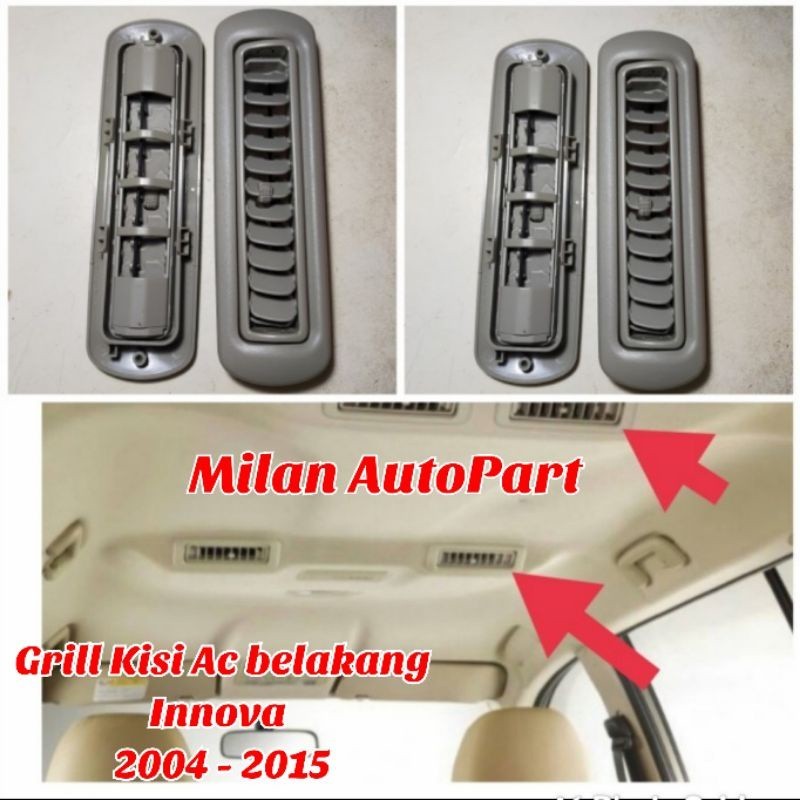Grill Gril Kisi Kisi Ac belakang Innova lama double blower 2004 2005 2006 2007 2008 2009 2010 2011 2