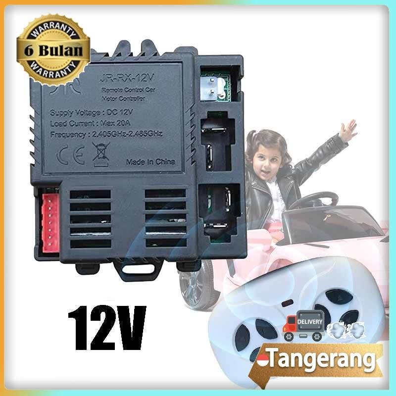 Receiver Remot Mobil Aki JR-RX-12V Socket B 7pin Receiver Mobil Aki 12v Mainan Rc Mobil Elektrik Rec