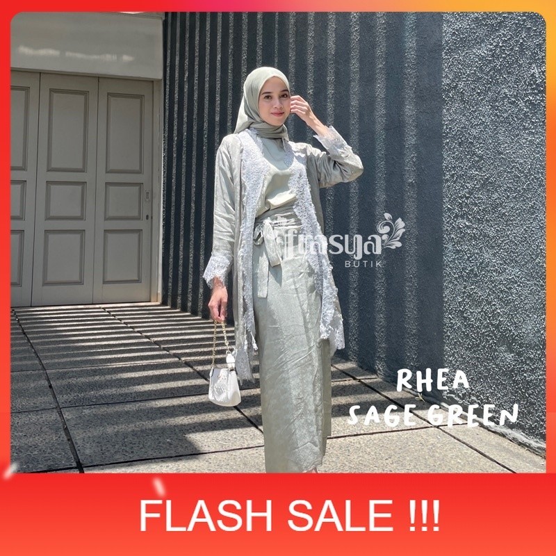 PROMO Set Rhea Kebaya Outer Lace Renda Viscose