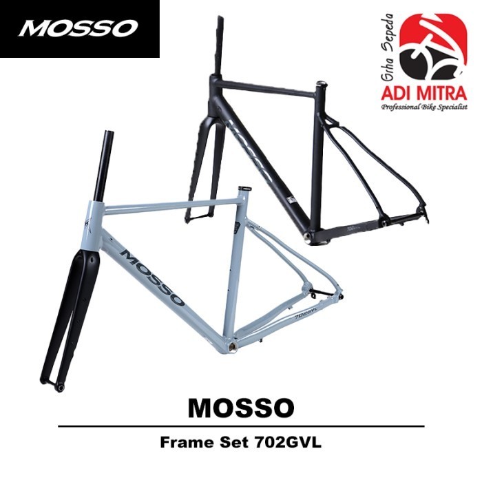 Mosso Frame Set Sepeda Gravel 702GVL 700C Alloy Frame Carbon Fork