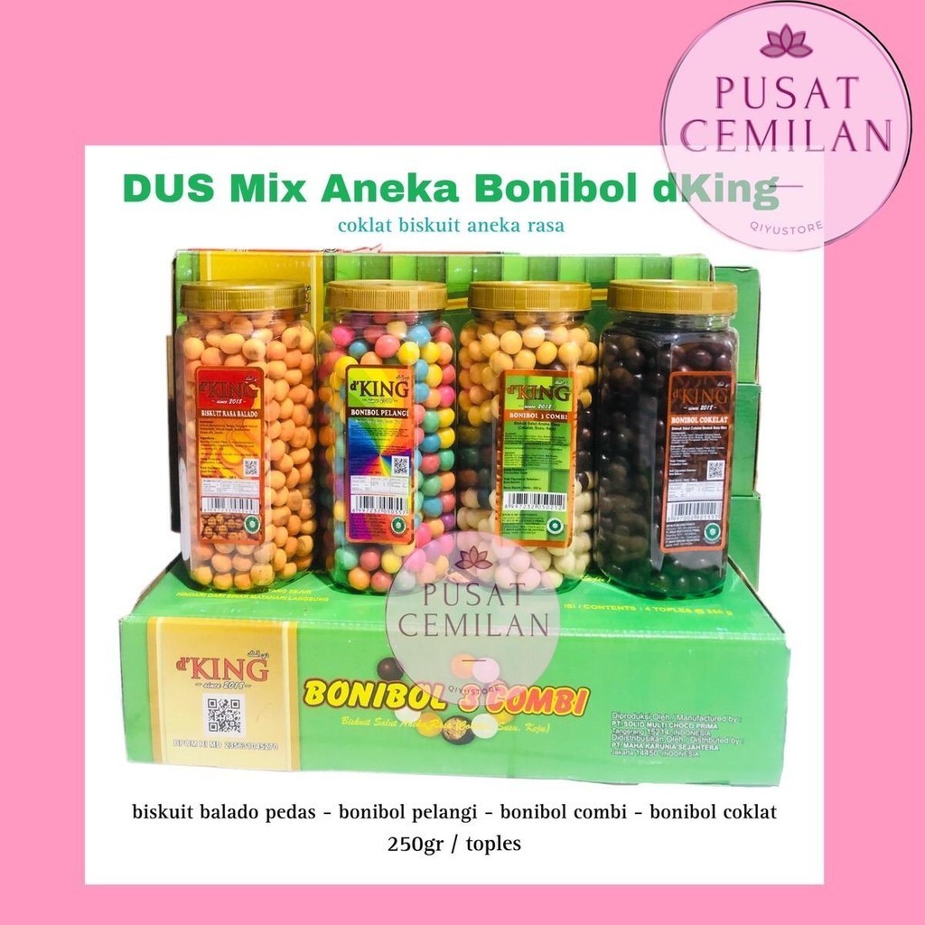 

DUS Mix Aneka Cokelat dKing Bonibol - Bonibol Coklat Murah Viral