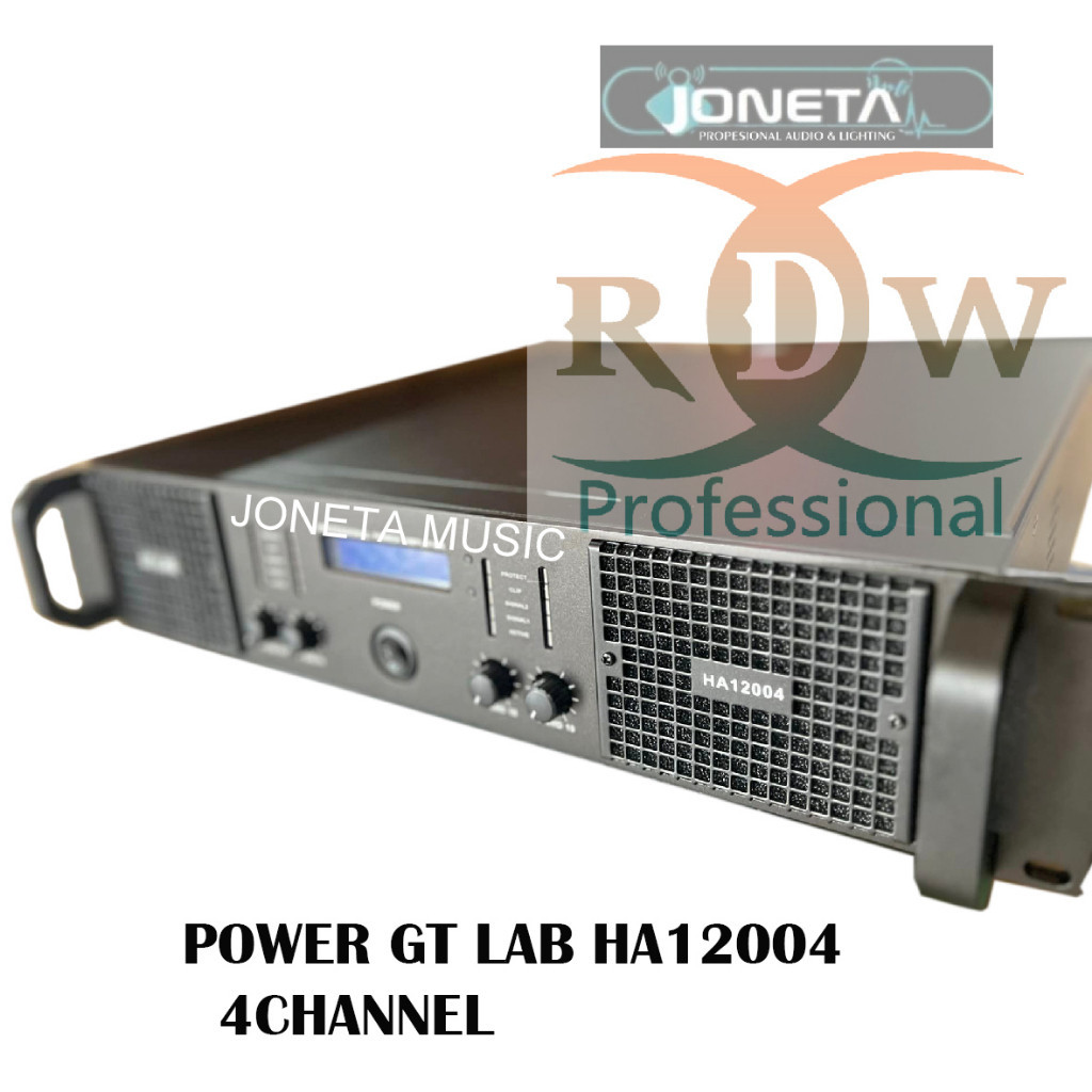 POWER AMPIFIER GT LAB HA 12004 4 CHANNEL