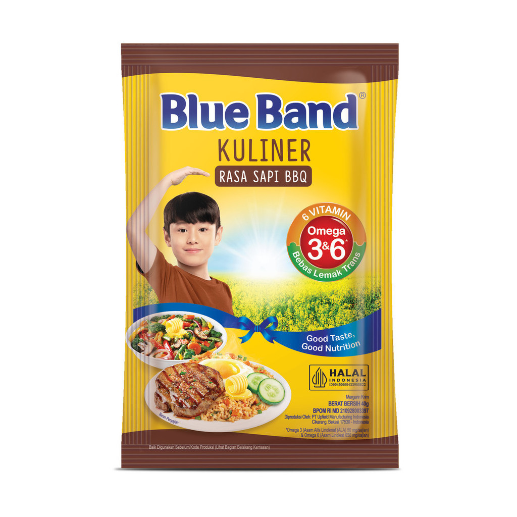 

BLUEBAND Margarine 40gr Kuliner Ayam Bawang Barbeque Sapi 40gram