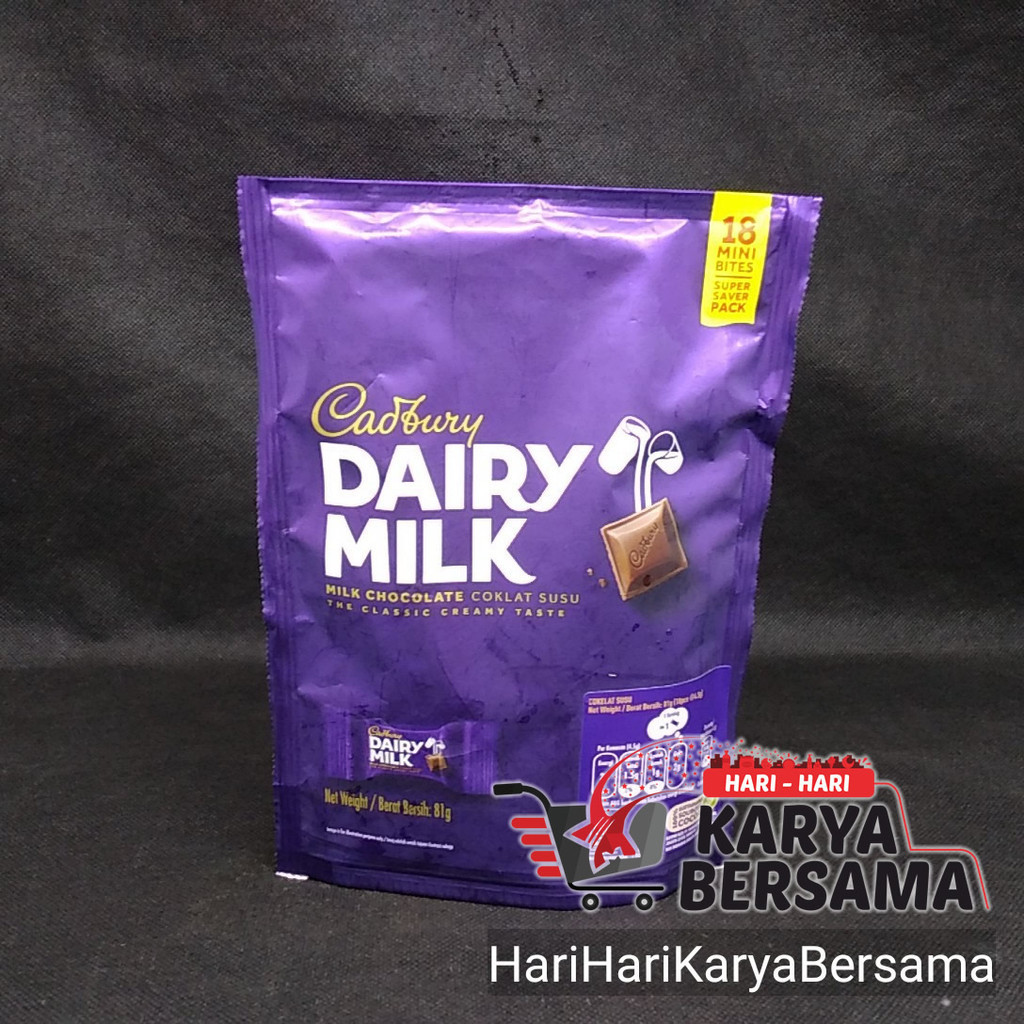 

CADBURY DAIRY MILK CHOCOLATE POUCH 81GR