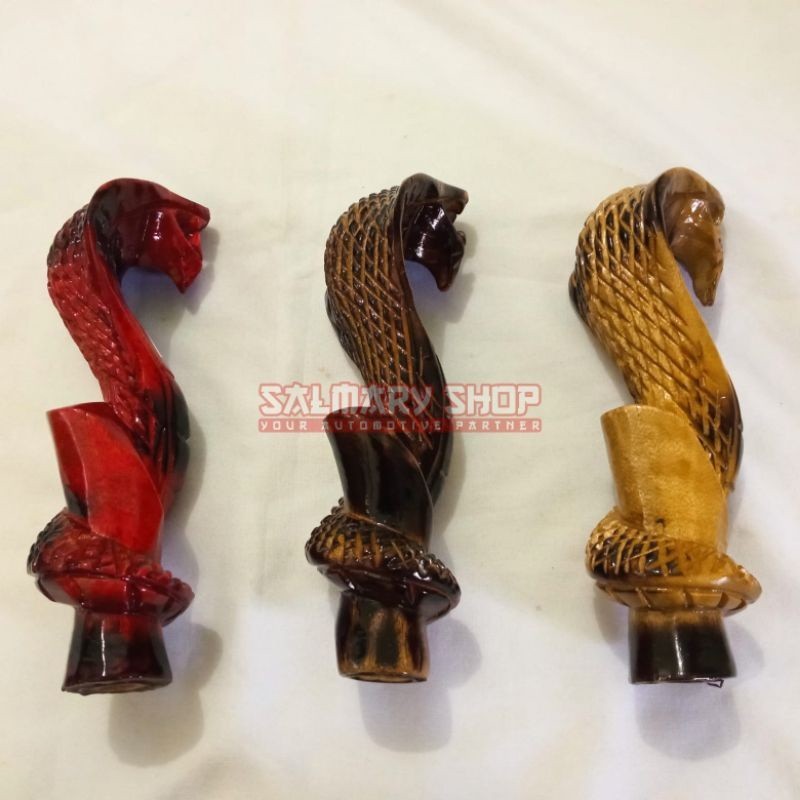 Tuas Persneling Tongkat Perseneling Perseneleng Motif Ular Kobra 20cm Shif Knob Knob Mobil Truk Bis 