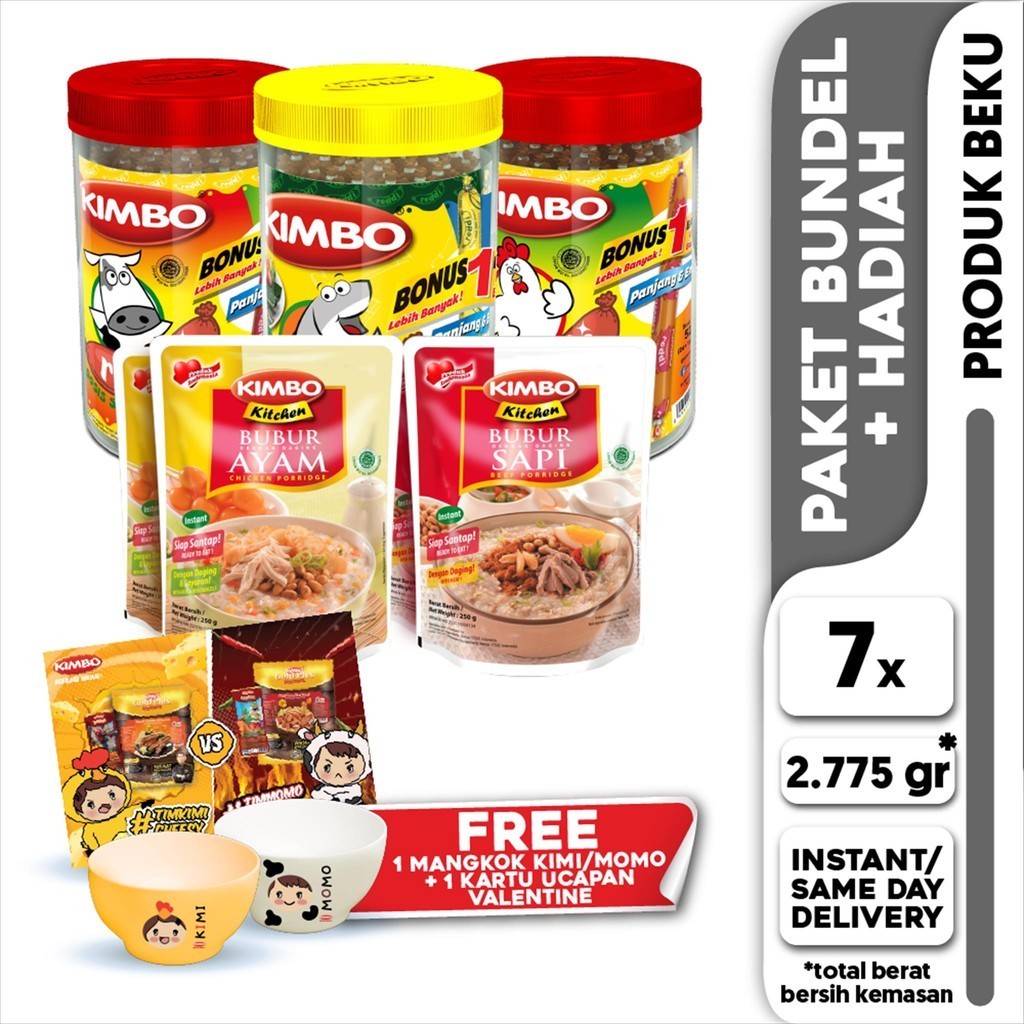 

Paket KIMBO Berbagi Sayang + FREE Mangkok
