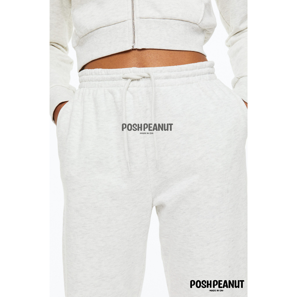[COD} CELANA JOGER SWEATPANTS JOGGER FLEECE PRIA WANITA PANJANG TRAINING JOGGER GYM OLAHRAGA JUMBO S