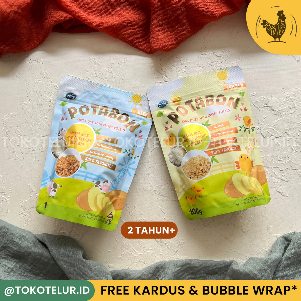 

ABE FOOD POTABON - Potato Abon | Snack Anak Abon dan Kentang Special