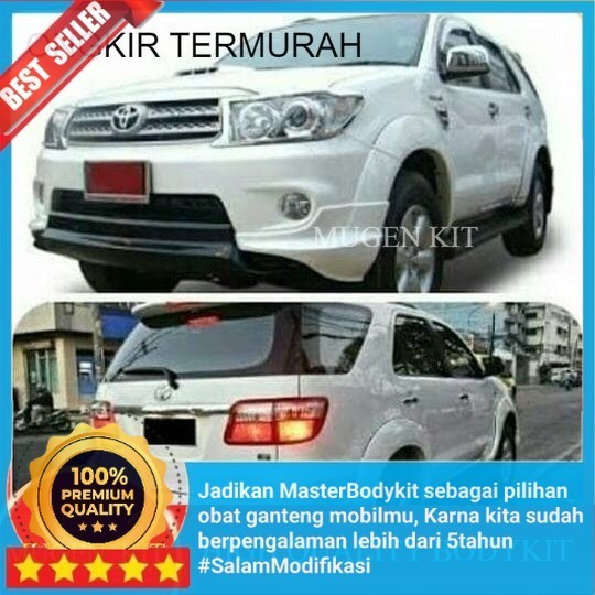 Aksesoris Bemper Mobil BODYKIT TOYOTA FORTUNER TRD2 2010