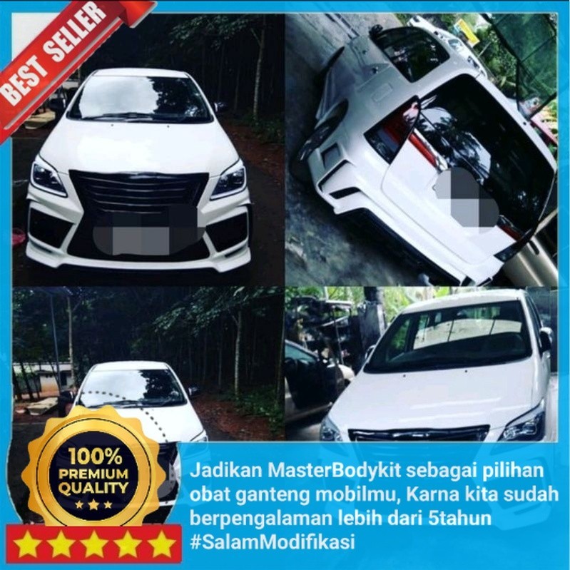 (Paket Upgrade) Bodykit innova Bemper Innova Lexus Style 2011-2015 Grade A Tanpa rubah Headlamp Orig