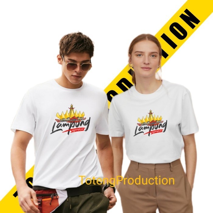 Tshirt baju Kaos LAMPUNG atasan pria wanita obral murah distro